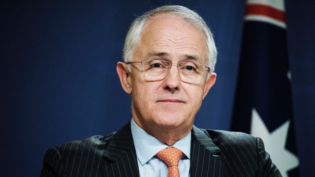 Hung up on: Prime Minister Malcolm Turnbull. 