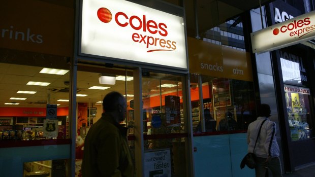 Coles says the stores have more fresh food options than its existing Coles Express stores.
