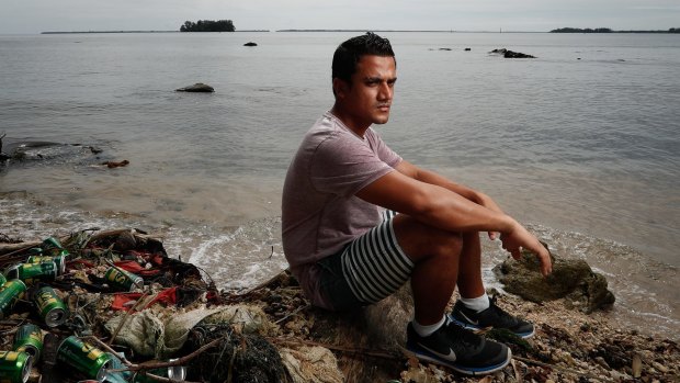 Rohingyan refugee Imran Mohammad, a party to the class action, who is still on Manus Island.