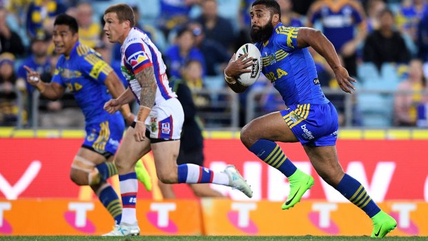 Finals trial: Michael Jennings and Parramatta are braced for a re-match against the Broncos.