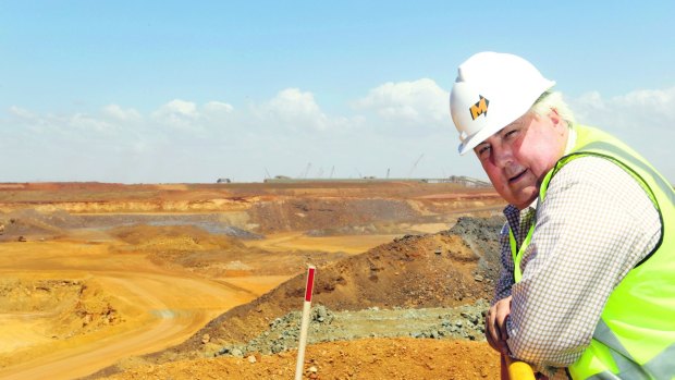 Mining magnate turned politician Clive Palmer.