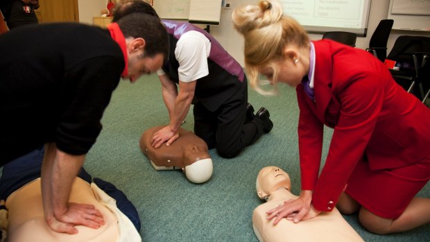 Virgin Atlantic flight attendants undergo medical training. All airlines are required to provide first aid training for cabin crew.