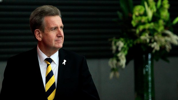 Leaving Parliament: Barry O'Farrell exits after 20 years.