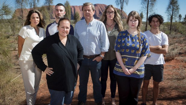 The cast of SBS' <i>First Contact</i> with Ray Martin in the centre. The explosive series will return for a second season.