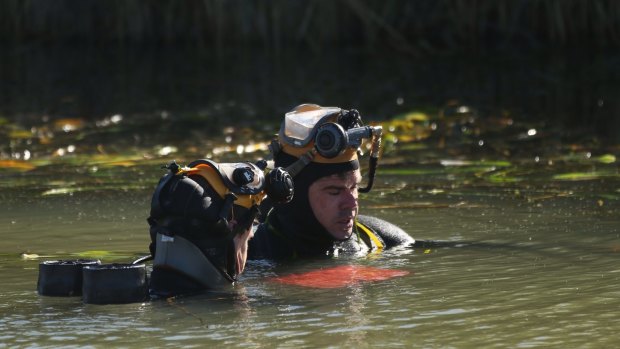 Police divers found Stephanie Scott's laptop in an irrigation canal near Leeton. 