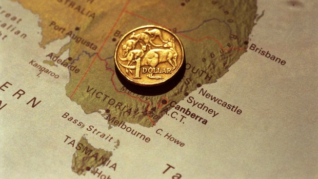 The Australian dollar has risen to be close to US80c.