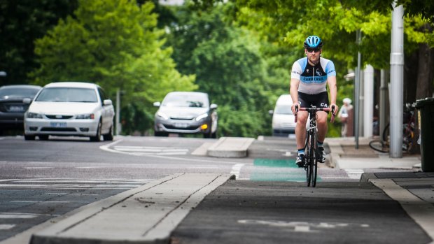 Canberra Cycling Club president Nathan Edwardson says the ACT boasts "really good" cycling infrastructure.