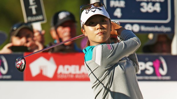 Hot competition:  Lydia Ko of New Zealand is two under after the first round.  