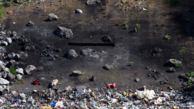 This is the site near the town of Cocula, Mexico, where investigators say drug gang members made 43 students disappear.