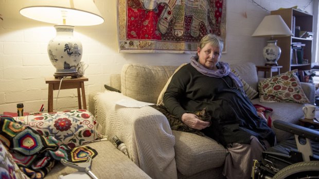 Disabled pensioner Margot Harker is fighting to stay in her own home.