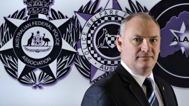 Australian Federal Police Association president Jon Hunt-Sharman served his final day on Friday.