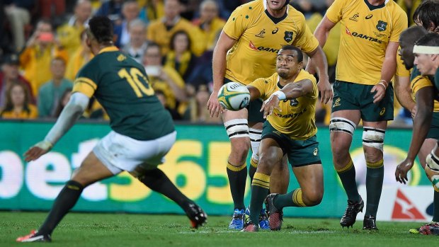 Shining bright: Will Genia starred for the Wallabies against South Africa. 