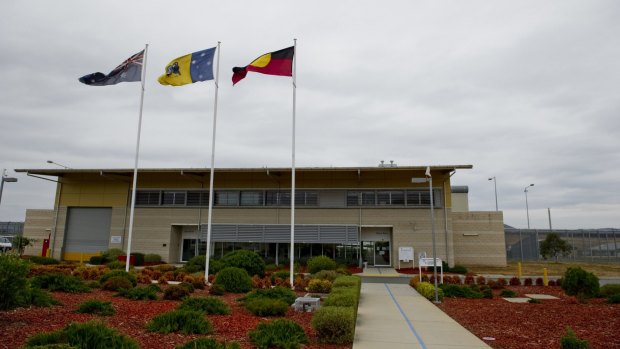 An inmate lit a fire in their cell at the Alexander Maconochie Centre.