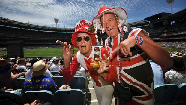 Barmy Army fans will be out in force at the MCG.