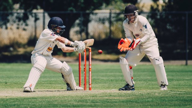 Ginninderra opener Jordie Misic posted his maiden first grade ton on Saturday.