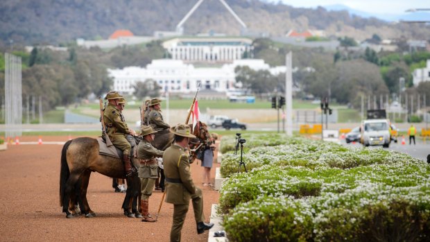 Several hundred people attended a ceremony marking the centenary of the Battle of Beersheba on Tuesday afternoon. 