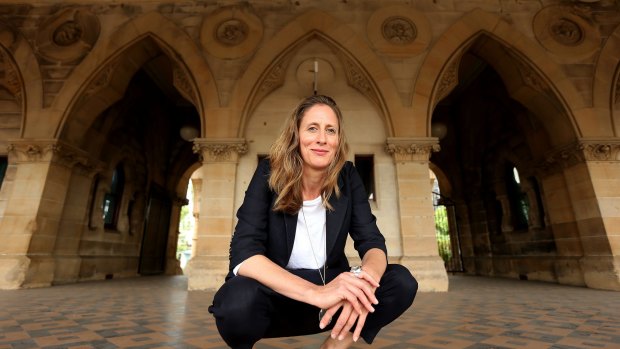 Sydney Biennale artistic director Stephanie Rosenthal at one of the festivals's 2016 venues, The Mortuary Station.