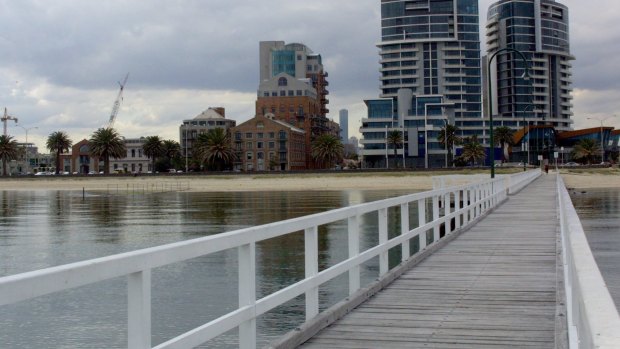 Robert Brewster was swimming near the Lagoon Pier at Port Melbourne when he was killed.