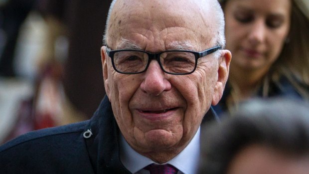 "Solid results": Chairman and chief executive Rupert Murdoch.