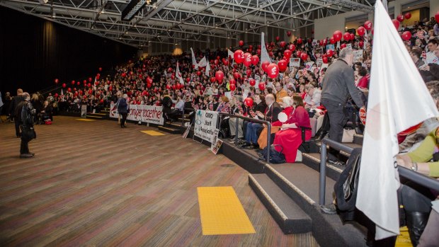 The union reported that up to 6500 CPSU members in Canberra from 15 agencies were able to strike on Tuesday.