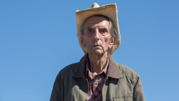 Finding poignancy in unlikely places: Harry Dean Stanton in <i>Lucky</i>.