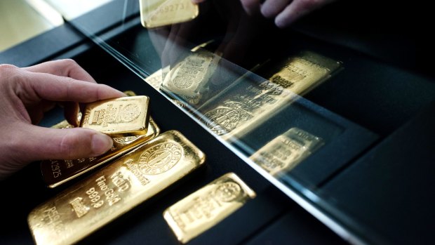 Safe havens like gold slipped after strong gains in recent days.