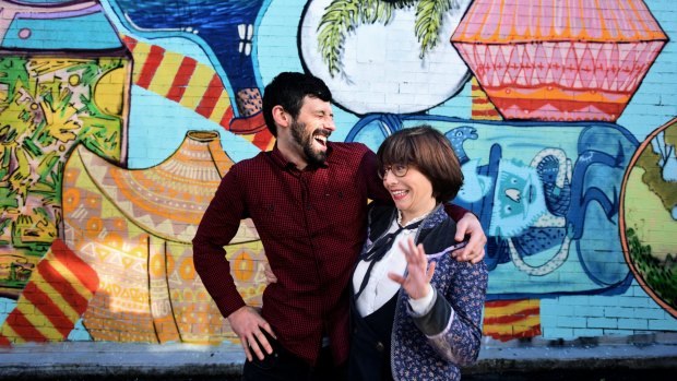 "Lately things like the lockout laws and the lack of live venues have made it harder for musicians to develop...": Sydney Fringe Festival ambassador Jake Stone, pictured with sister Elana.

