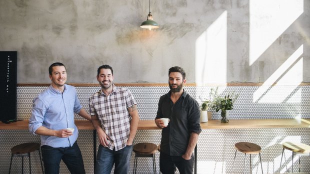 Barrio Collective Coffee owners Duncan Turner, Dan Zivkovich and Sam Burns are in the thick of the capital's coffee scene revival.