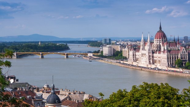 Budapest lies on the Danube.