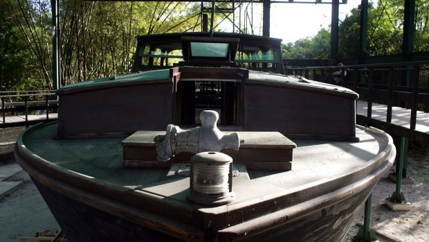 Ernest Hemingway's fishing boat named "Pilar" located at the Finca VigIia, or "Lookout Farm," his home from 1939 to 1960.