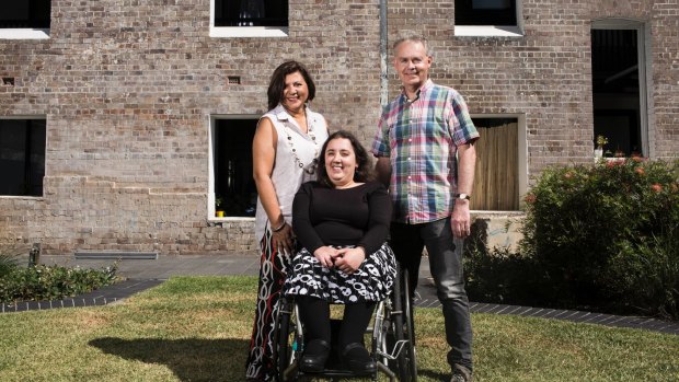 Graham Hand and his wife, Deborah Solomon, bought an apartment off-the-plan for their daughter. Elana. They had the layout changed to suit her needs as someone who uses a wheelchair.