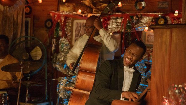 Mahershala Ali as Dr Don Shirley, a renowned classic and jazz pianist.
