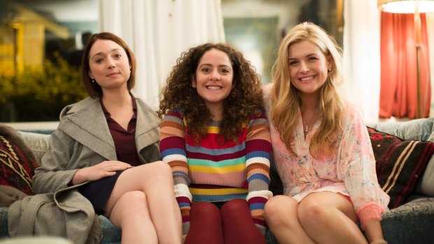 Edie (Antonia Prebble), Julia (Maria Angelico) and Roxy (Lucy Durack) in the new Ten drama 