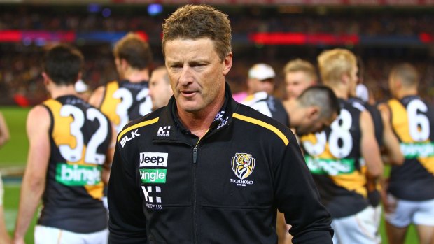 The prevailing view at Richmond is that Damien Hardwick is not the problem.