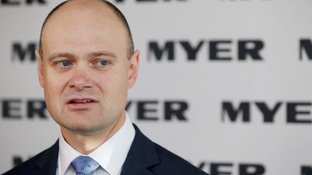 Myer chief executive Richard Umbers. Myer said in a statement to the ASX that it "welcomed" the decision. 

