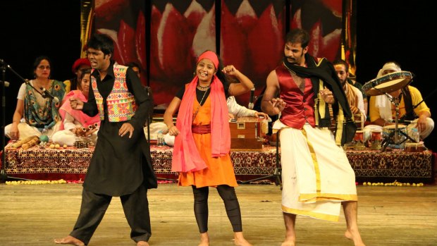 A scene from Piya Behrupiya, an award-winning theatre production of Twelfth Night by Mumbai's the Company Theatre.