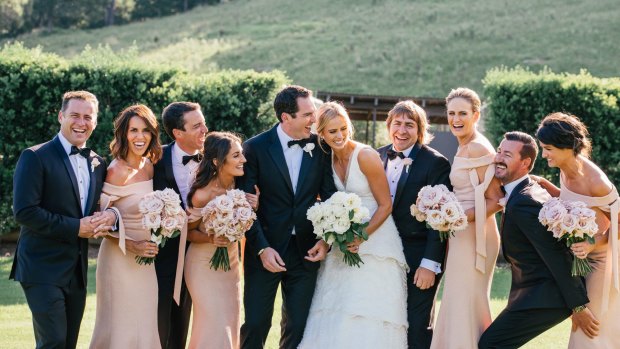 Nine's Sylvia Jeffreys and Peter Stefanovic, the brother of <i>Today</i> host Karl Stefanovic, were married on Saturday in Kangaroo Valley.
