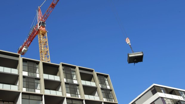 The outlook for the Australian construction industry looks brighter with an expected growth in new apartments.