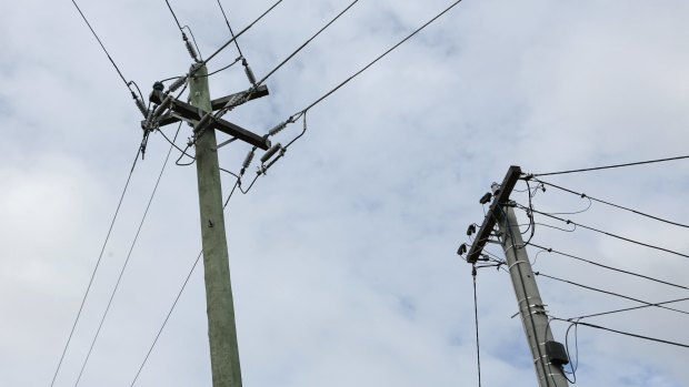 For sale, maybe: Poles and wires will go on the market if the Baird government is re-elected next year.