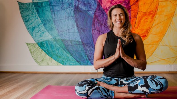 Yoga instructor Ramone Bisset. Research shows yoga is the fastest-growing fitness activity in Australia.