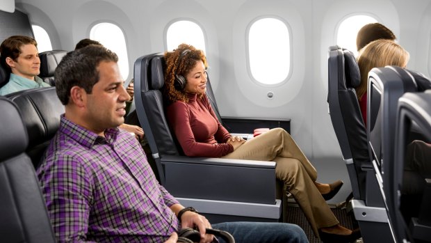 American Airlines offer a well-thought out cabin experience for premium economy passengers on its Boeing 787-9.