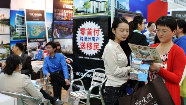 Chinese buyers invested $31.9 billion in real estate in Australia last year, the Foreign Investment Review Board says.