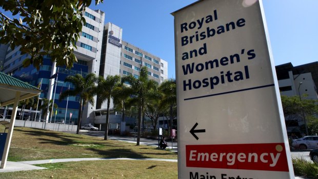 The suspect was admitted to the Royal Brisbane and Women's Hospital.