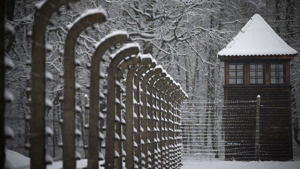 Former Nazi concentration camp Auschwitz-Birkenau, which was liberated 70 years ago on Tuesday.