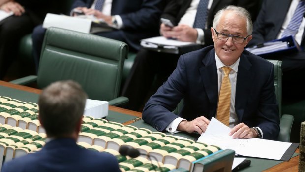 Prime Minister Malcolm Turnbull and Opposition Leader Bill Shorten during question time on Thursday.