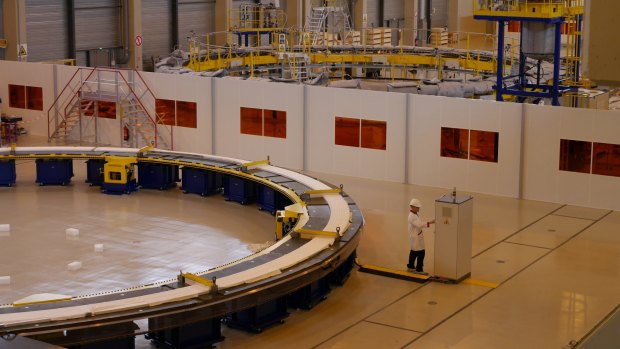 Inside the international nuclear fusion project ITER. Magnet construction. Photo: Nick Miller