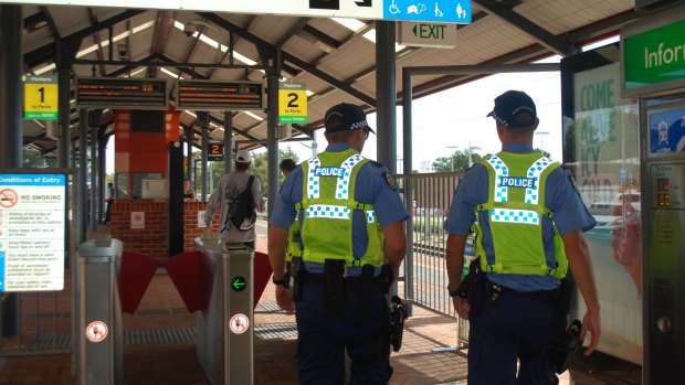 Police move on a pair of troublemakers from the train station, only to charge one after he went straight to a nearby department store and allegedly stole clothing. 