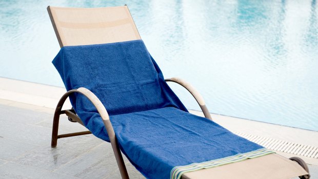 Reserving a sunlounge with a towel? Ban it.