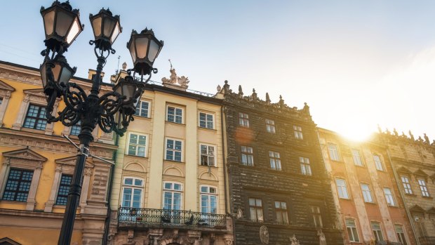 Lviv's Old Town.