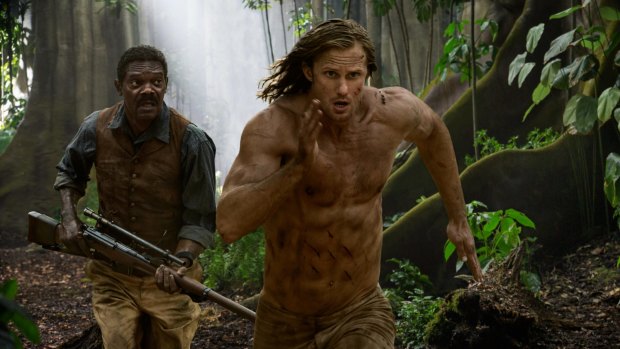 Alexander Skarsgard makes a dashing Tarzan, accompanied by Samuel L. Jackson as an American diplomat.